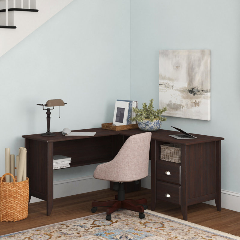 Three Posts™ Olney LShape Desk & Reviews Wayfair